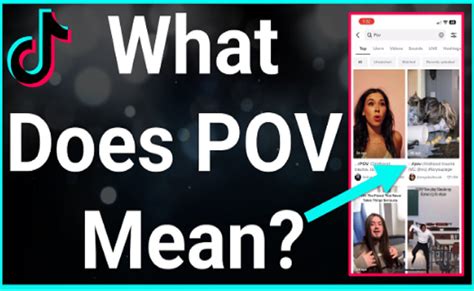 pov sex meaning|POV: We Explain TikTok Slang